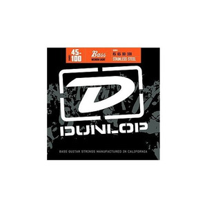 Струни для бас-гітари Dunlop DBS1504 Stainless Steel Medium Light Set Зображення