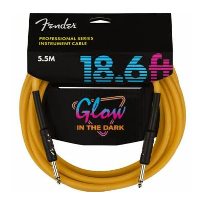 Кабель инструментальный FENDER CABLE PROFESSIONAL SERIES 18.6' GLOW IN DARK ORANGE Изображение