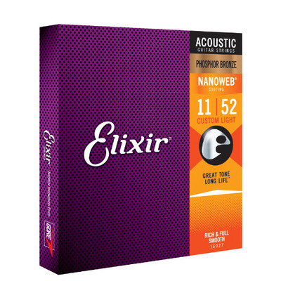 Струны для акустической гитары Elixir PB NW CL Изображение