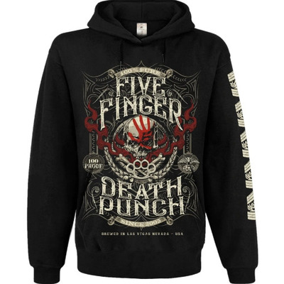 Худі Five Finger Death Punch (100% Pure Brewed in Las Vegas) (без блискавки) Зображення