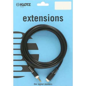 Кабель комутаційний KLOTZ AS-EX1 EXTENSION CABLE BLACK 3 M Зображення