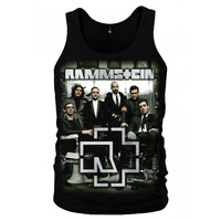 Майка Rammstein (photo band with logo) Изображение