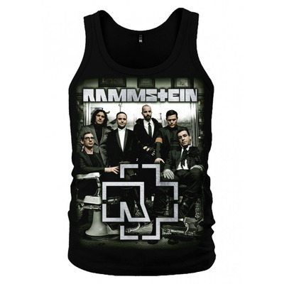 Майка Rammstein (photo band with logo) Зображення