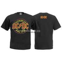 Футболка AC/DC - Australia 1973 - графитовая - рок-футболка (фирм.) Изображение