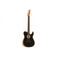 Електрогітара FENDER ACOUSTASONIC PLAYER TELECASTER BRUSHED BLACK Зображення