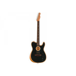 Електрогітара FENDER ACOUSTASONIC PLAYER TELECASTER BRUSHED BLACK Зображення