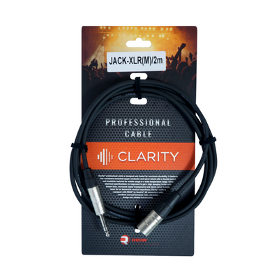 Профессиональный симметричный кабель Clarity JACK-XLR (M) / 2m Изображение
