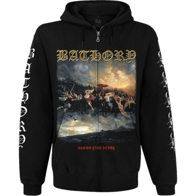 Худі Bathory "Blood Fire Death" на блискавці Зображення