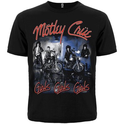 Футболка Motley Crue "Girls,Girls,Girls" (black) Зображення
