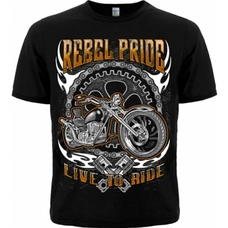 Футболка Rebel Pride - Live To Ride Изображение