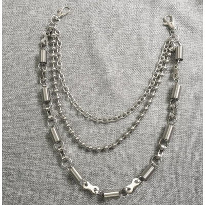 Ланцюг потрійний, сталевий колір (ch-032) Зображення
