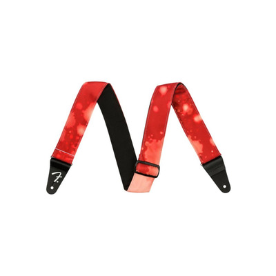Ремень гитарный FENDER STRAP 2" TIE DYE ACID WASH RED Изображение
