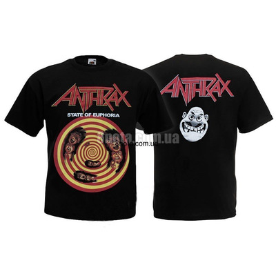 Футболка ANTHRAX - State Of Euphoria Зображення