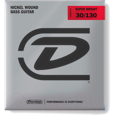 Струны Dunlop DBSBN30130 BASS-NKL SB MD (6ст.) Изображение