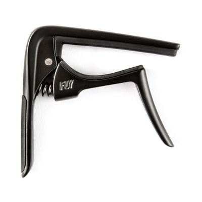 Каподастр Dunlop 63CBK Black Acoustic Trigger Fly Curved Capo Зображення
