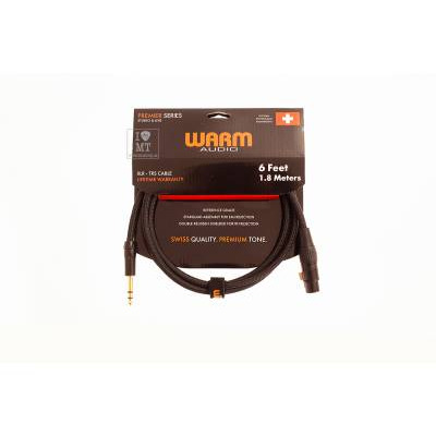 Кабель коммутационный WARM AUDIO Prem-XLRf-TRSm-6 Изображение