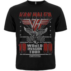 Футболка Van Halen "World Invasion Tour 1980" Изображение