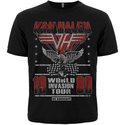 Футболка Van Halen "World Invasion Tour 1980" Изображение