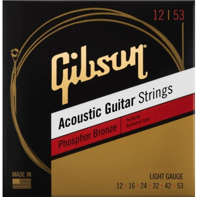Струны для акустических гитар GIBSON SAG-PB12 LIGHT Изображение