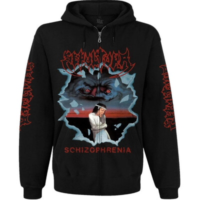 Худі Sepultura "Schizophrenia" на блискавці Зображення