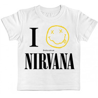 Детская футболка Nirvana (I love Nirvana) Изображение
