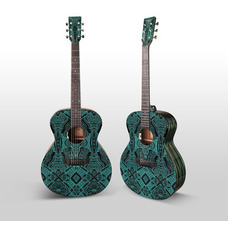 Електроакустична гітара Tyma V-3 Maze Зображення