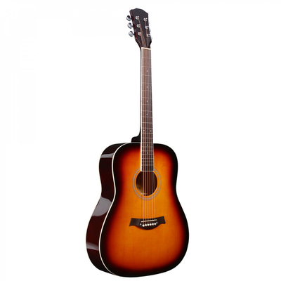Акустическая гитара Alfabeto WG110 (3 Tone Sunburst) + чехол Изображение