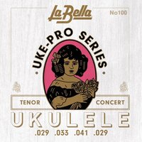 Струны для укулеле La Bella 100W Uke-Pro, Concert / Tenor Wound 4th Изображение