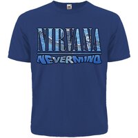 Футболка Nirvana "Nevermind" (синя футболка) Зображення