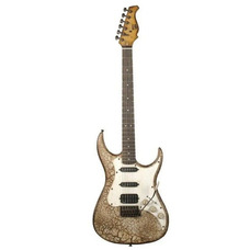 Электрогитара AXL Badwater SRO AS820 Коричнево-белая Изображение