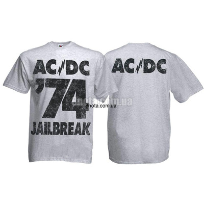 Футболка AC/DC - 74 Jailbreak (меланж) Изображение