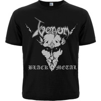 Футболка Venom "Black Metal" (666, pentagram and cross) Зображення