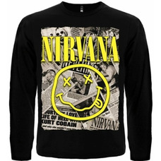 Футболка з довгим рукавом Nirvana (newspaper) Зображення