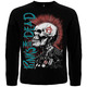 Футболка з довгим рукавом Punk's Not Dead (скелет з ірокезом) Зображення