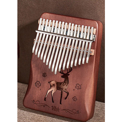 Калимба Natural з отверстием 17 клавиш, "Олень" Изображение
