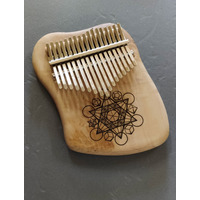 Калімба, 17 клавіш, масив горіха, майстрова Зображення