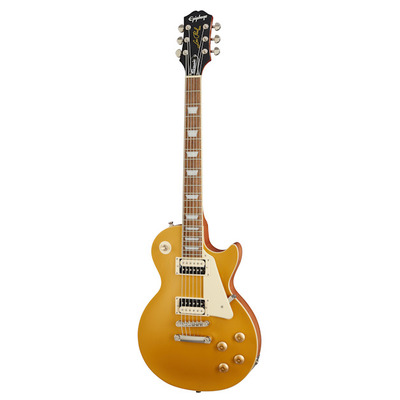 Электрогитара EPIPHONE LES PAUL CLASSIC WORN METALLIC GOLD Изображение