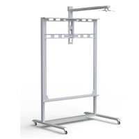 Мобильная стойка для интерактивной доски с держателем для проектора Изображение