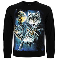 Футболка з довгим рукавом Вовки (зграя) Зображення