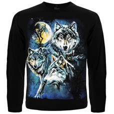 Футболка з довгим рукавом Вовки (зграя) Зображення