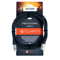 Профессиональный симметричный кабель Clarity XLR-XLR / 5m Изображение