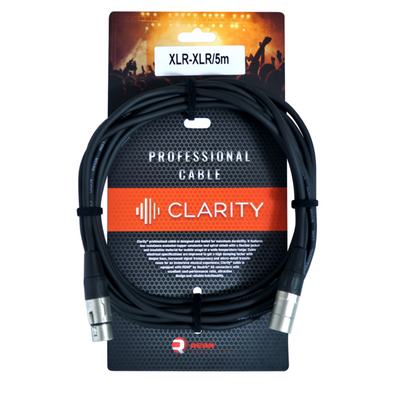 Профессиональный симметричный кабель Clarity XLR-XLR / 5m Изображение