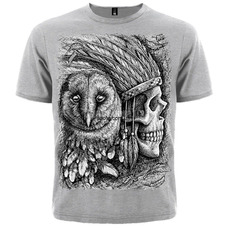 Футболка Indian Skull & Owl Зображення
