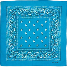 Бандана Огурцы бело-черные на голубом фоне Изображение