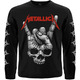 Футболка з довгим рукавом Metallica (Skull Sign of the Horns) (з друком на рукавах) Зображення
