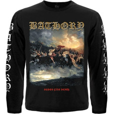 Футболка з довгим рукавом Bathory "Blood Fire Death" Зображення