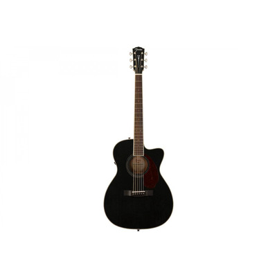 Гитара электроакустическая FENDER PM-3CE TRIPLE-O MAHOGANY BLACK TOP LTD Изображение