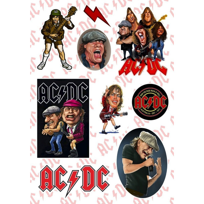 Стикерпак AC/DC (comics) - купити у Львові - продаж, ціна ...