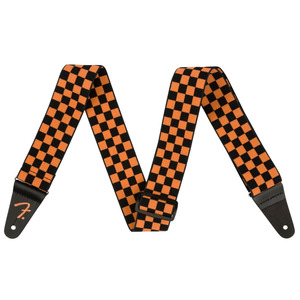 Ремінь гітарний FENDER STRAP 2" WEIGHLESS CHECKER TWEED ORN Зображення
