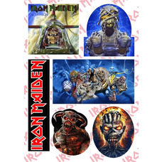 Стикерпак Iron Maiden (Eddie & logo) Изображение